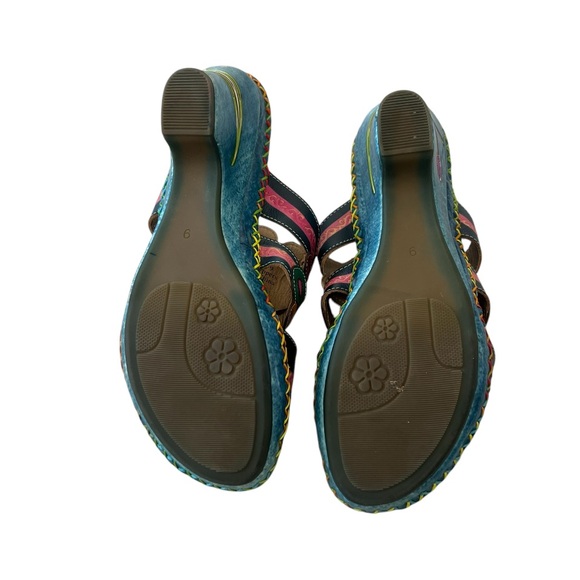 Corkys Elite Pacific Leather Slip On Sandals - Picture 6 of 7
